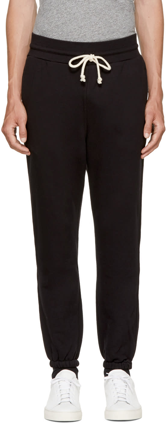 John Elliott Black Oversized Lounge Pants