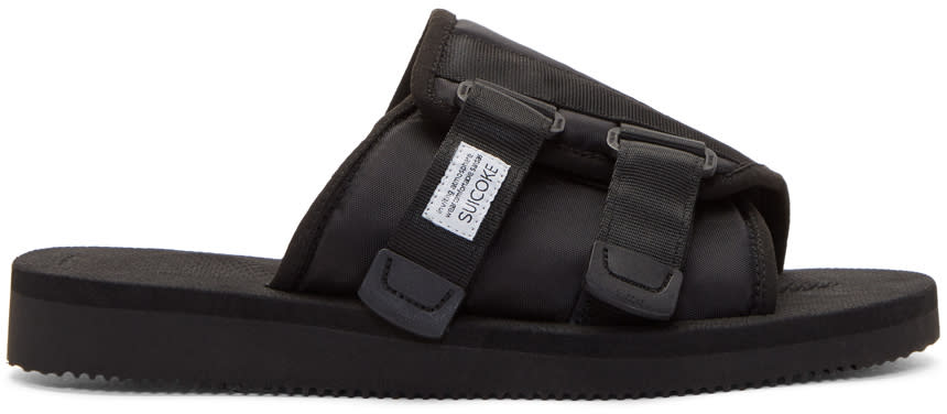 Suicoke Black Kaw Sandals