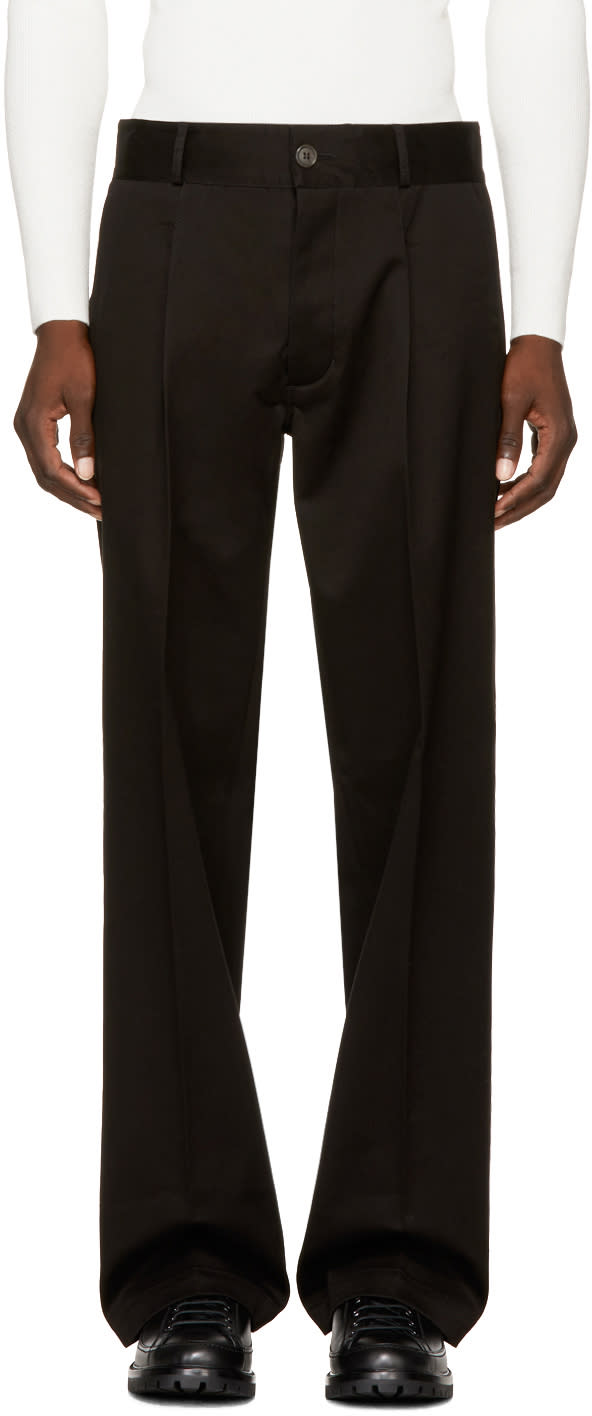 Ports 1961 Black Casual Trousers