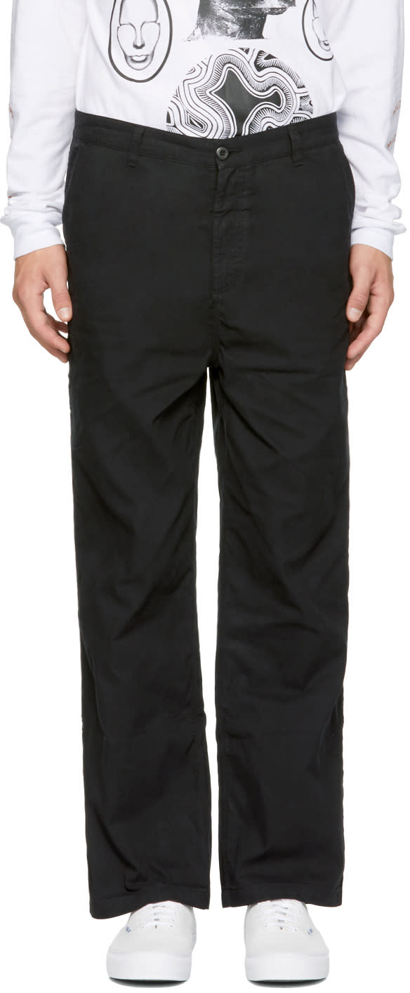 Perks And Mini Black Dm Cut Chino Trousers