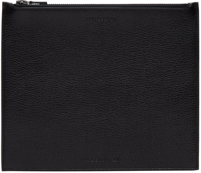 Our Legacy Black Amp Pouch Wallet