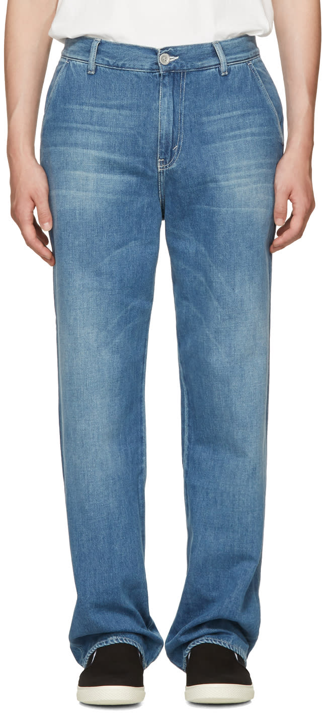 Our Legacy Blue Denim Chino Jeans