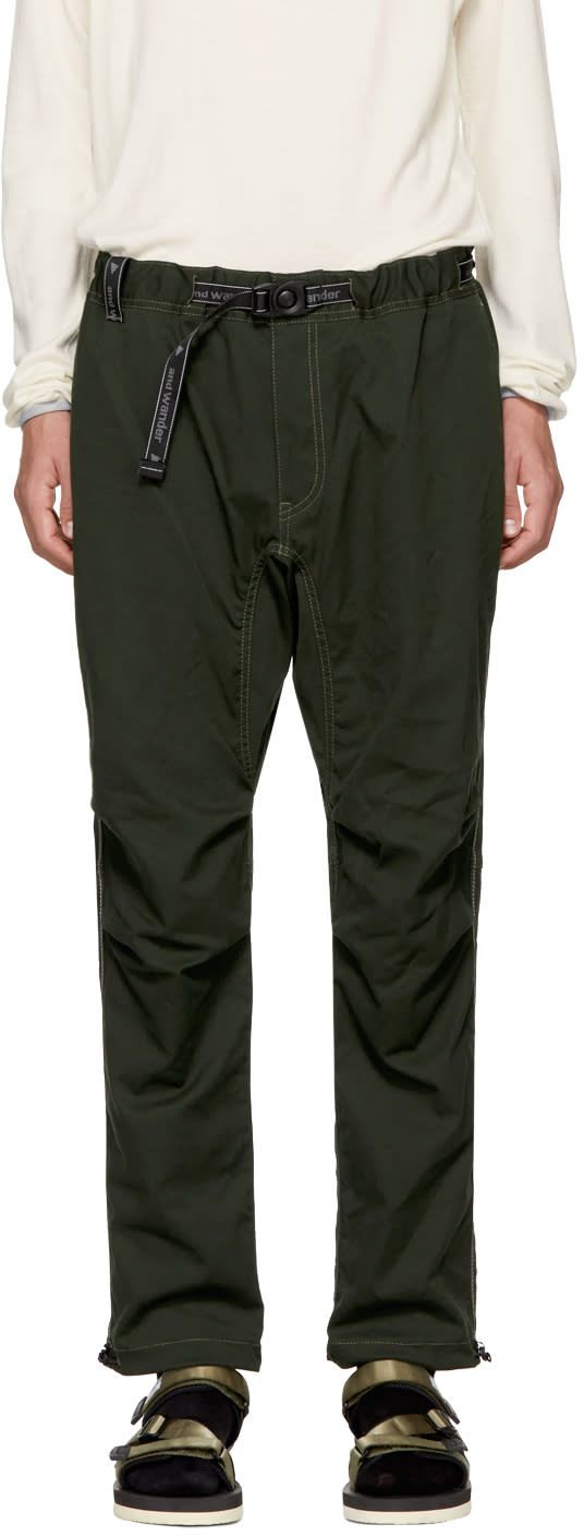 And Wander Khaki Climbing Trousers