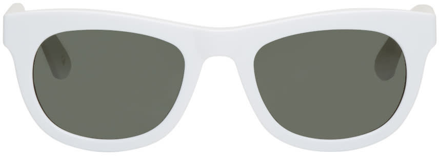 Han Kjobenhavn White Cubicle Sunglasses