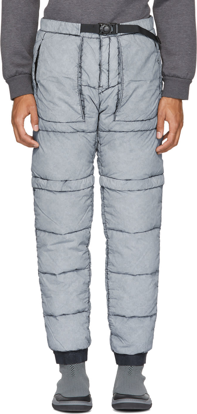 Stone Island Black Down Trousers
