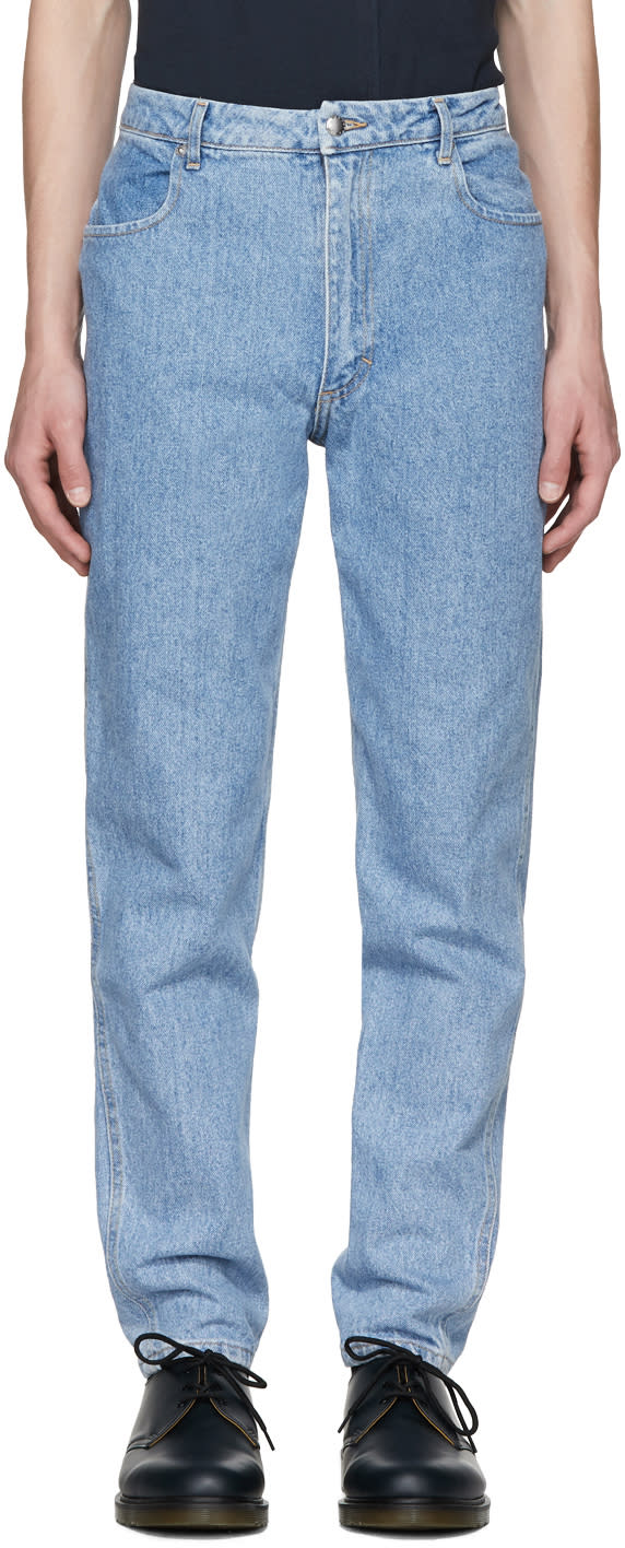 Eckhaus Latta Blue El Jeans