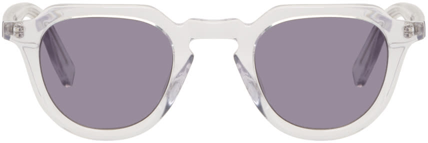 All In Transparent and Grey Voltaire Sunglasses