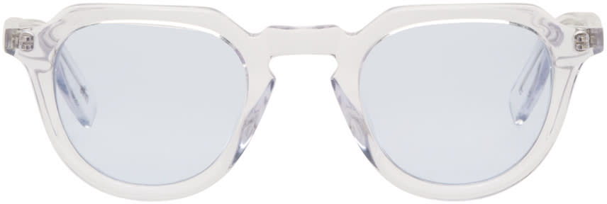 All In Transparent and Blue Voltaire Sunglasses