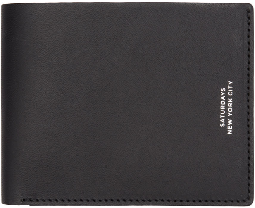 Saturdays Nyc Black Bifold Wallet