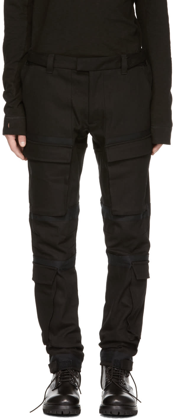 Abasi Rosborough Black Tactical Cargo Pants