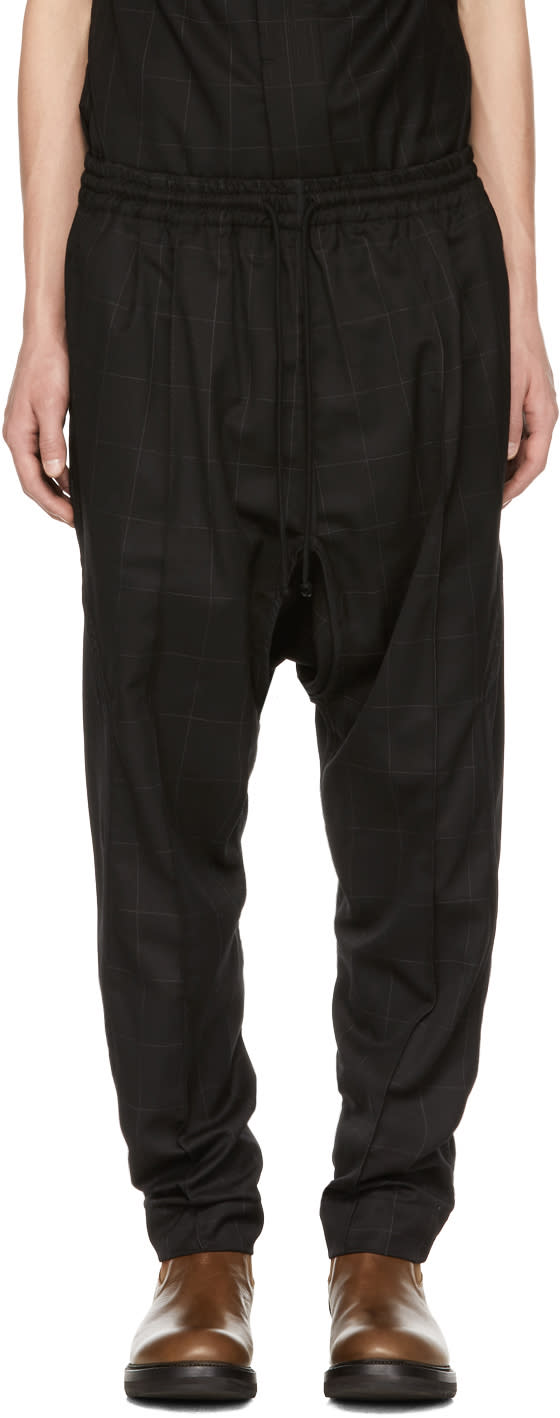 Abasi Rosborough Black Ankara Trousers