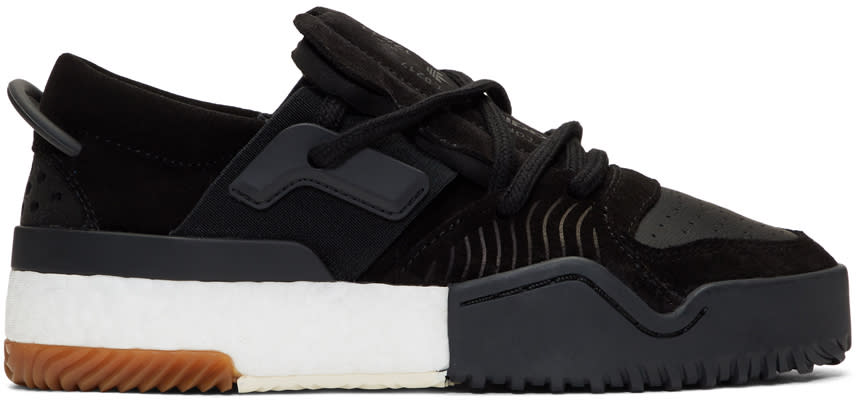 Adidas Originals By Alexander Wang Black Aw Bball Lo Sneakers