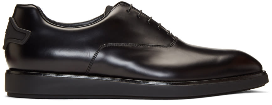 Prada Black Clean Oxfords