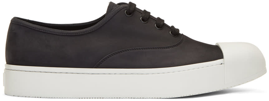 Prada Black Nubuck Sneakers
