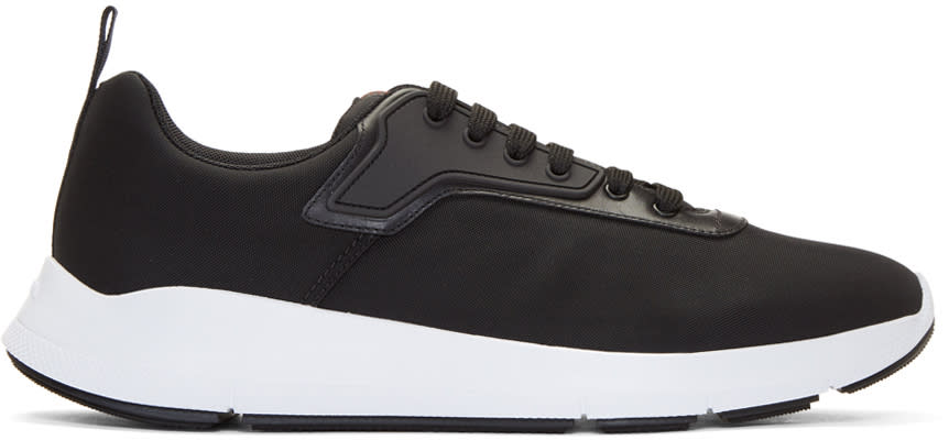 Prada Black Nylon Tech Sneakers