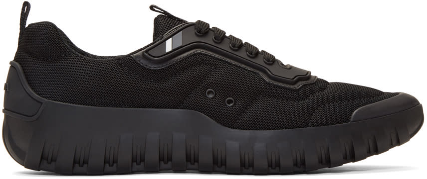 Prada Black Mesh Sneakers