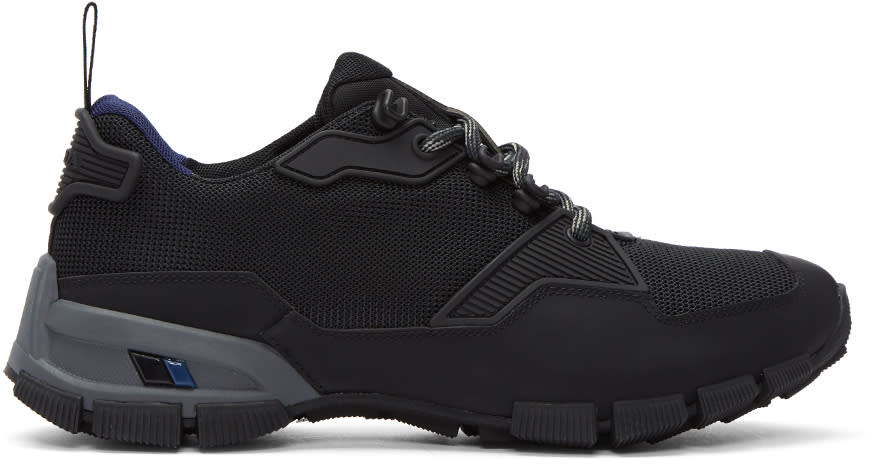 Prada Black Technical Sneakers