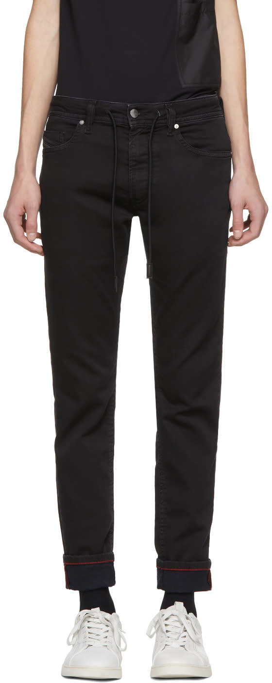 Diesel Black Thommer Cb-ne Jogg Jeans