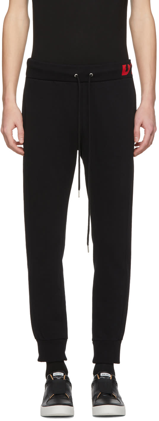 Diesel Black P-moons Lounge Pants