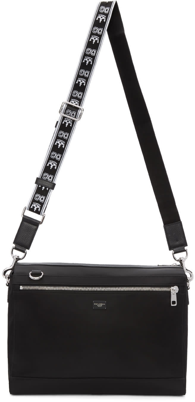 Dolce and Gabbana Black Messenger Bag
