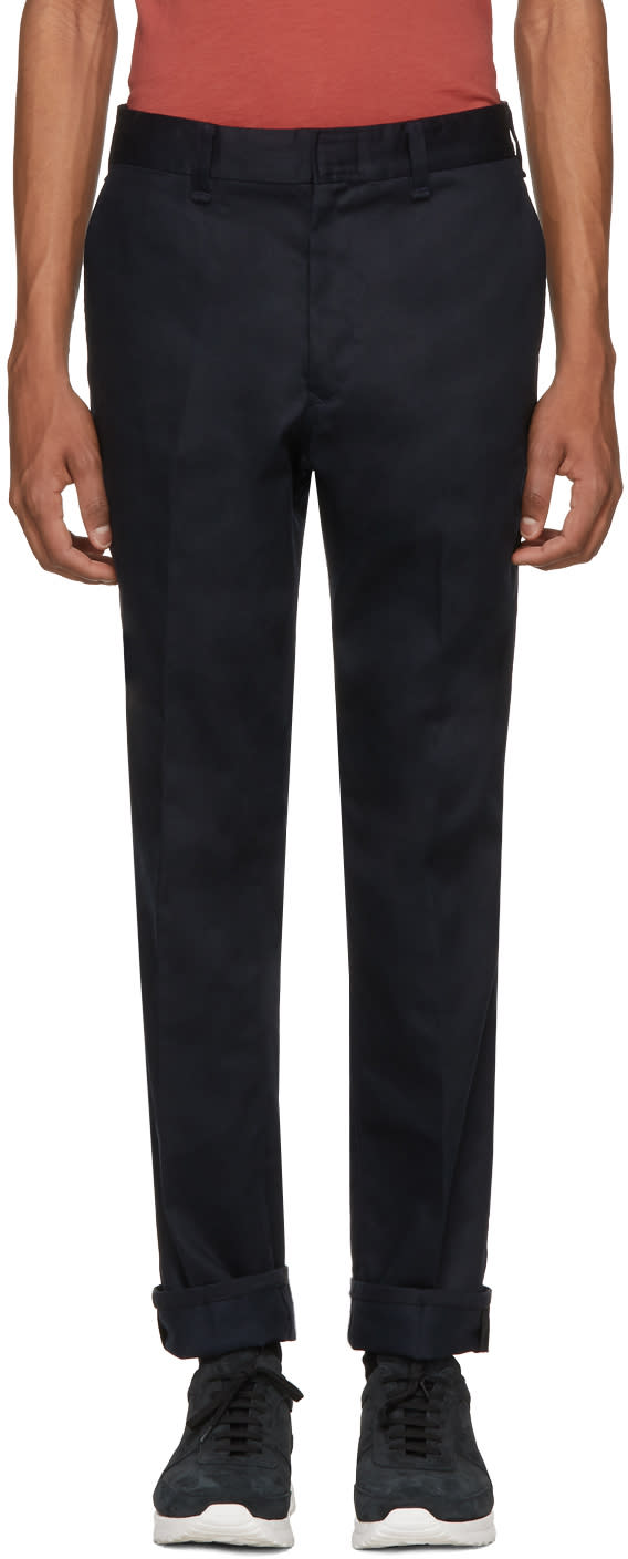 Rag and Bone Navy Walker Trousers