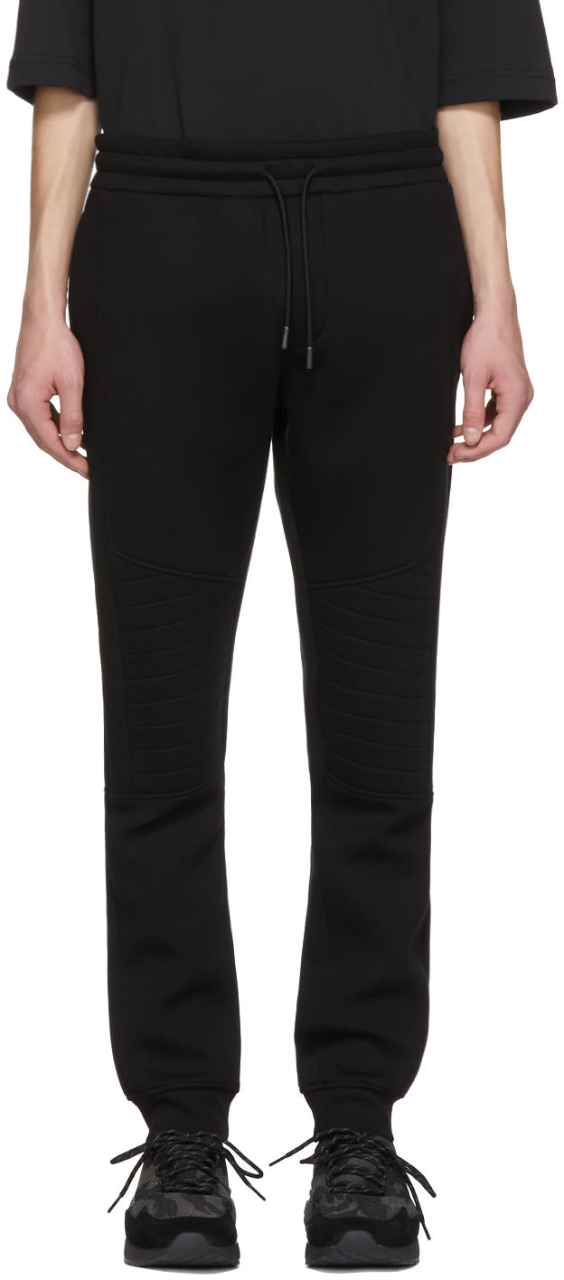 Diesel Black Gold Black Biker Lounge Pants