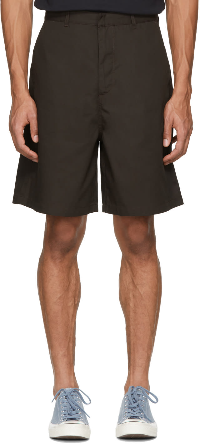 Acne Studios Brown Port Shorts