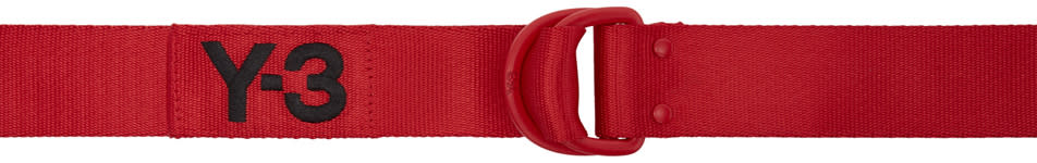 Y-3 Red Logo Belt