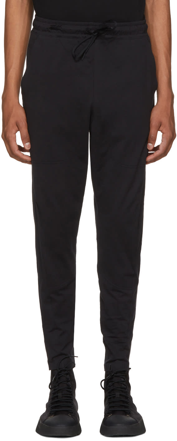 Y-3 Black Logo Long John Lounge Pants