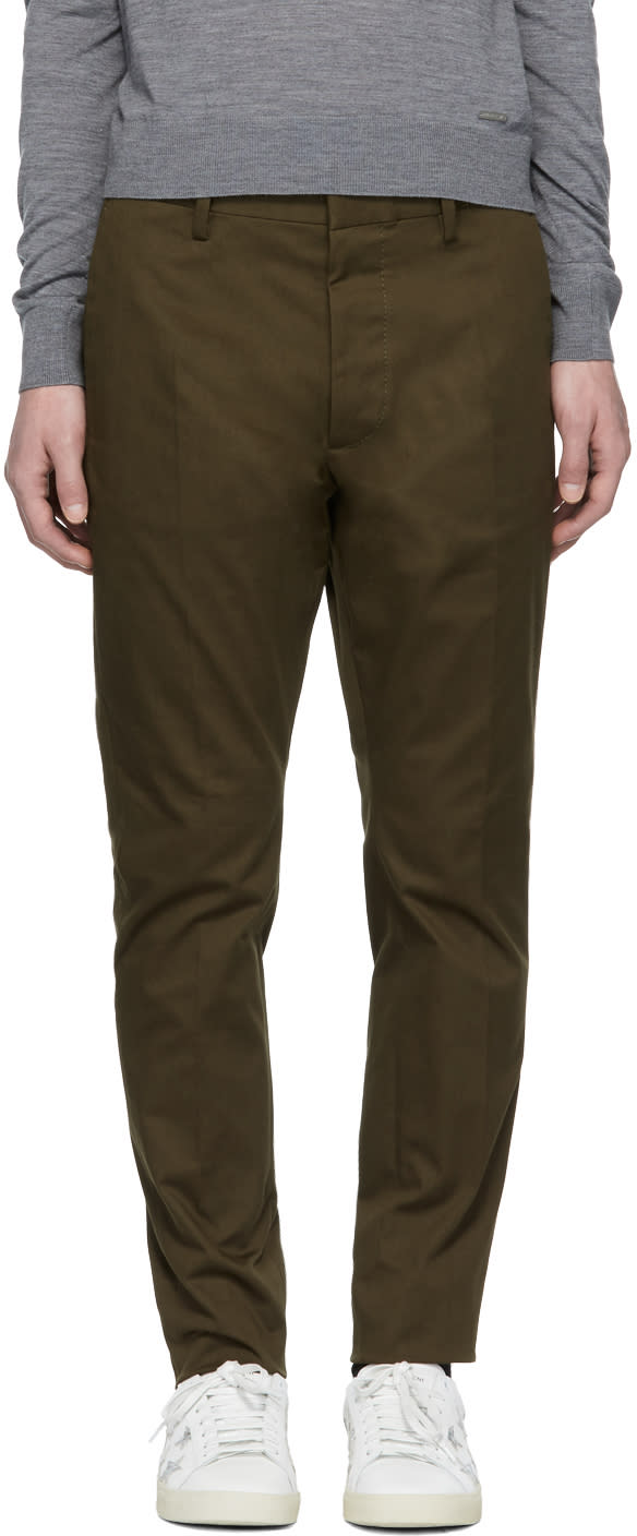 Dsquared2 Green Hockney Trousers