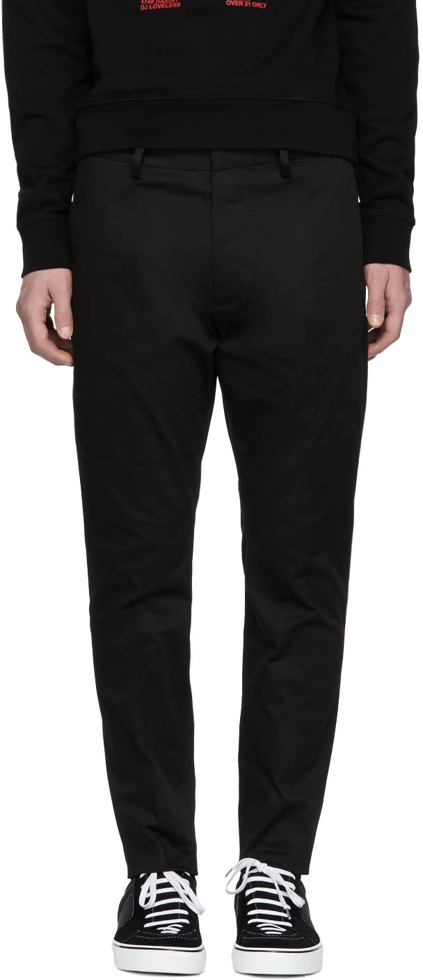 Dsquared2 Black Hockney Trousers
