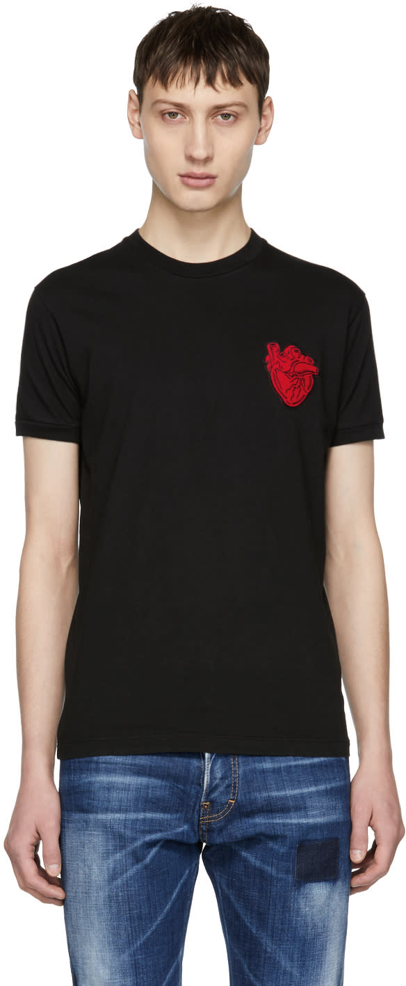 dsquared t shirt heart