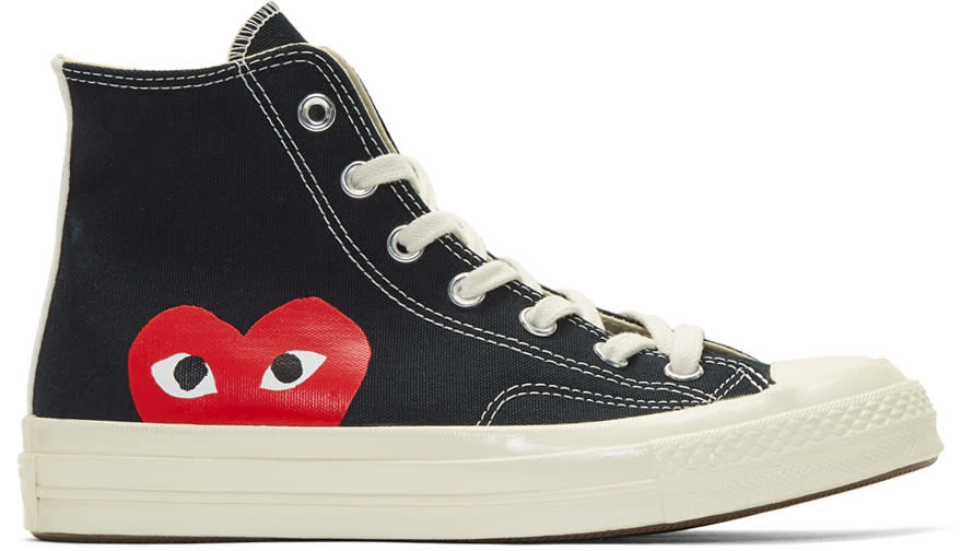 Comme Des Gar�ons Play Black Converse Edition Chuck Taylor All-star 70 High-top Sneakers