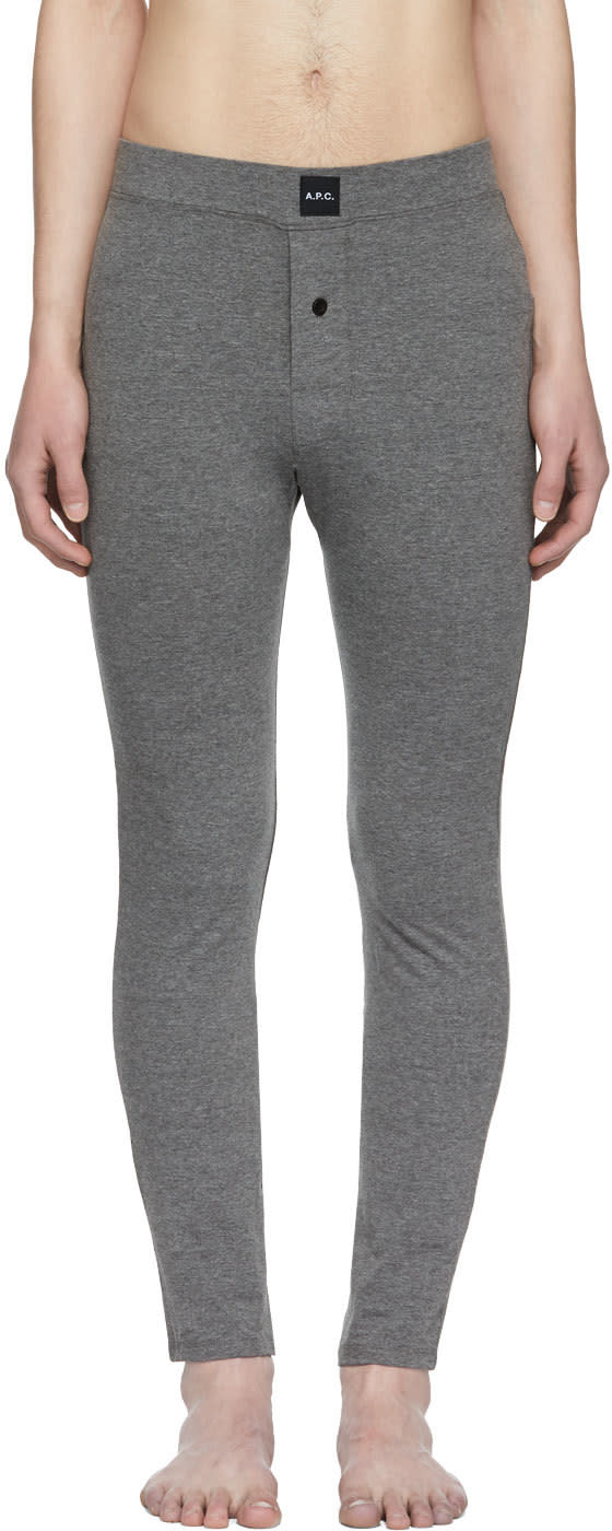 A.p.c. Grey Long Jeff Leggings