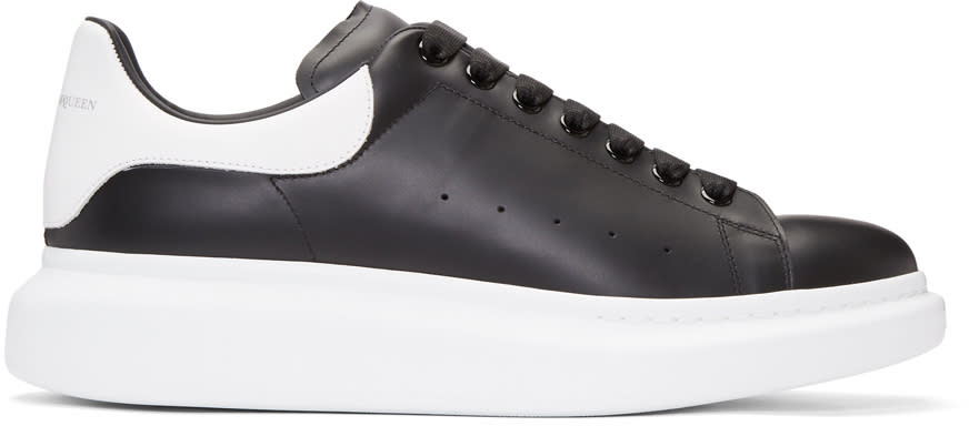 Alexander Mcqueen Black and White Oversized Sneakers