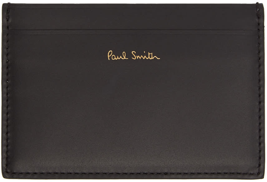 Paul Smith Black Bike Card Holder