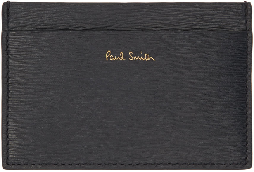 Paul Smith Navy and Burgundy Credit Card Holder