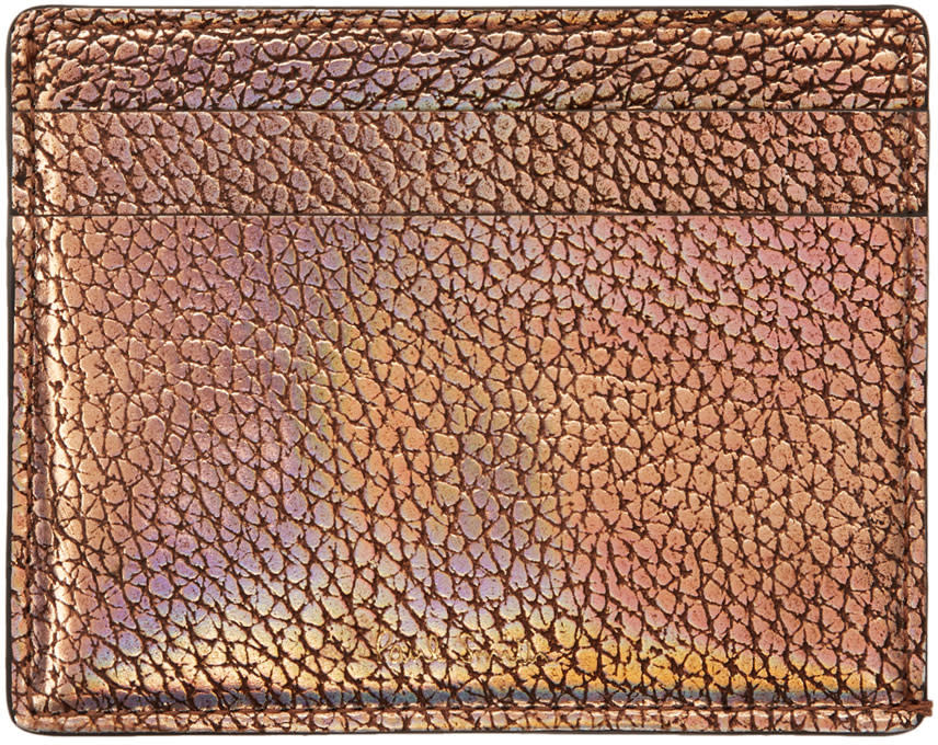 Paul Smith Gold Slip Credit Card Holder