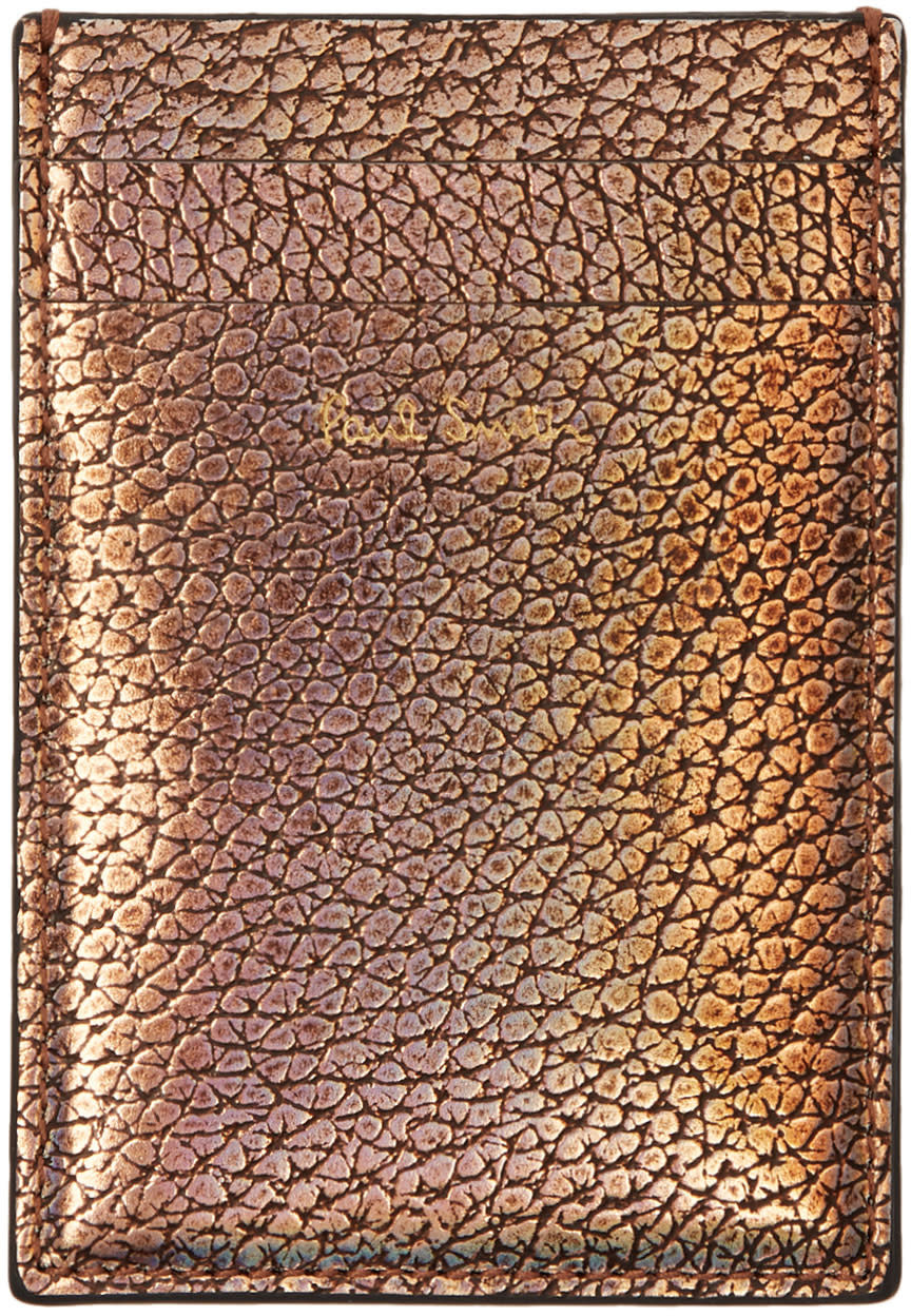 Paul Smith Gold Credit Card Holder