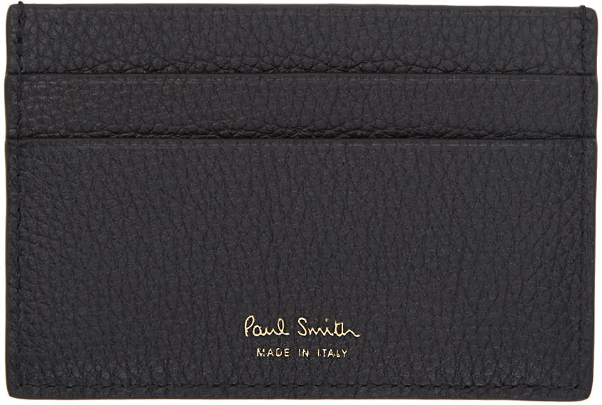 Paul Smith Black City Webbing Card Holder