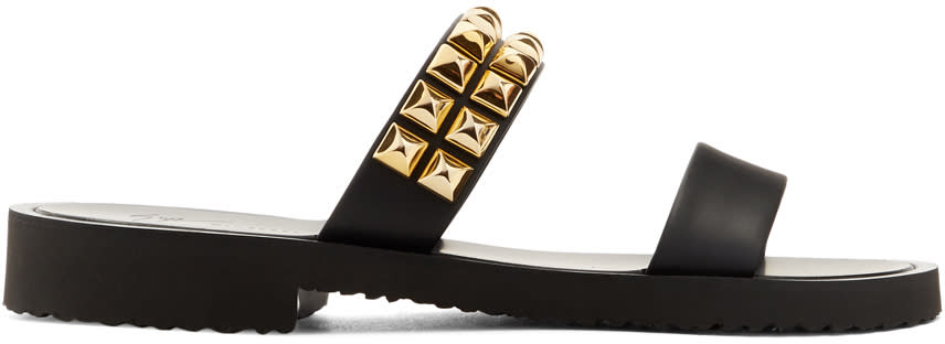 Giuseppe Zanotti Black Gomzak Sandals
