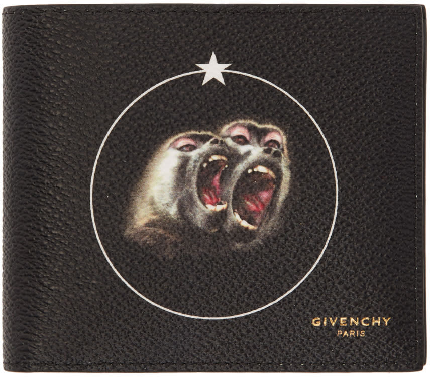 Givenchy Black Monkey Brothers Wallet