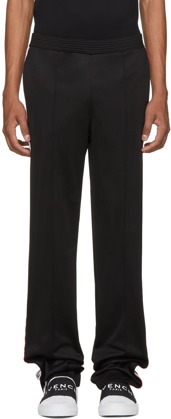 Givenchy Black Logo Band Lounge Pants