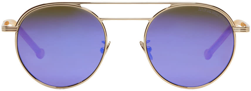 Cutler And Gross Gold and Purple 1269 Sunglasses