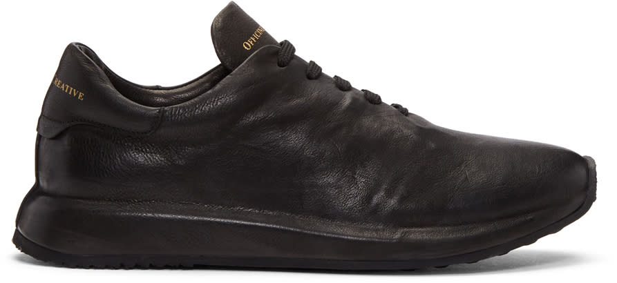 Officine Creative Black Race 1 Sneakers