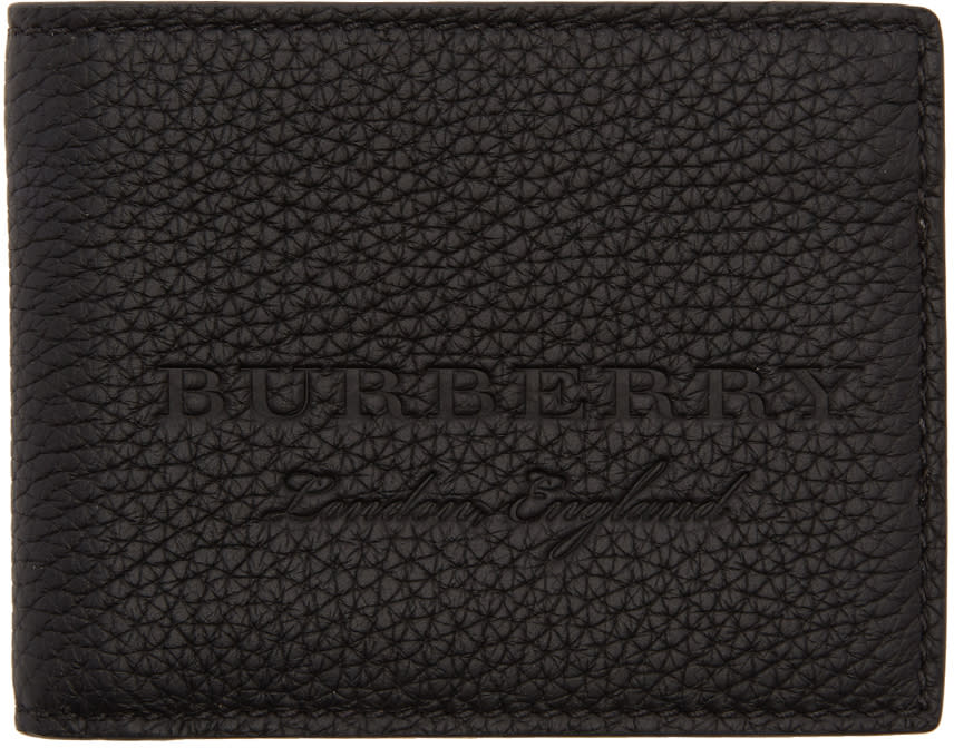 Burberry Black Soft Hipfold Wallet