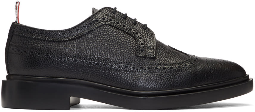 Thom Browne Black Classic Longwing Brogues