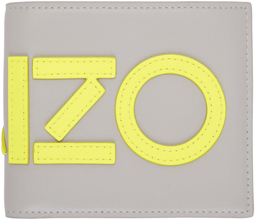 Kenzo Grey Logo Wallet