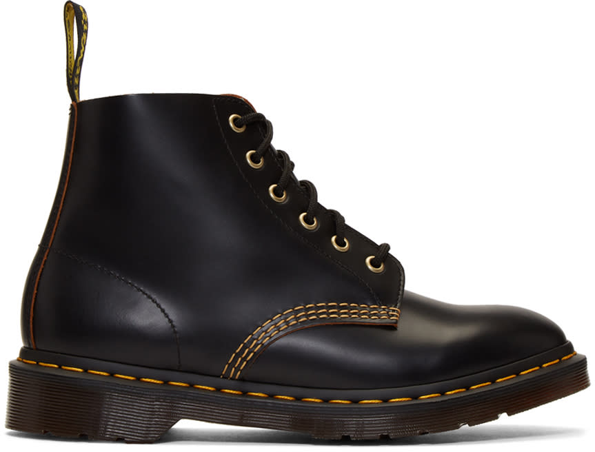 Dr. Martens Black 101 Arc Lace-up Boots
