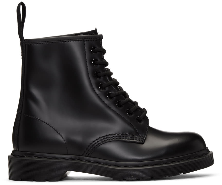 Dr. Martens Black 1460 Mono Lace-up Boots